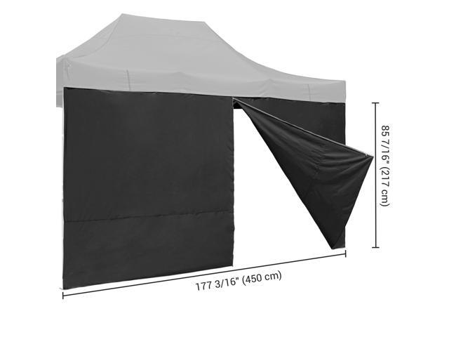 InstaHibit 1 Pack Side Wall for 10x15 Ft EZ Pop Up Canopy Tent UV50+ Zipper Lawn