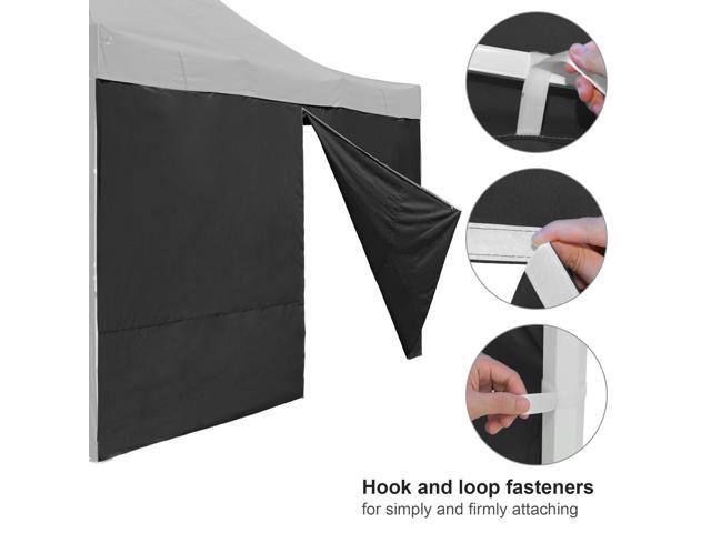 InstaHibit 1 Pack Side Wall for 10x15 Ft EZ Pop Up Canopy Tent UV50+ Zipper Lawn