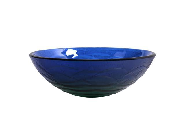 Aquaterior Round Tempered Glass Vessel Sink Vanity Above Counter Basin 2 Packs