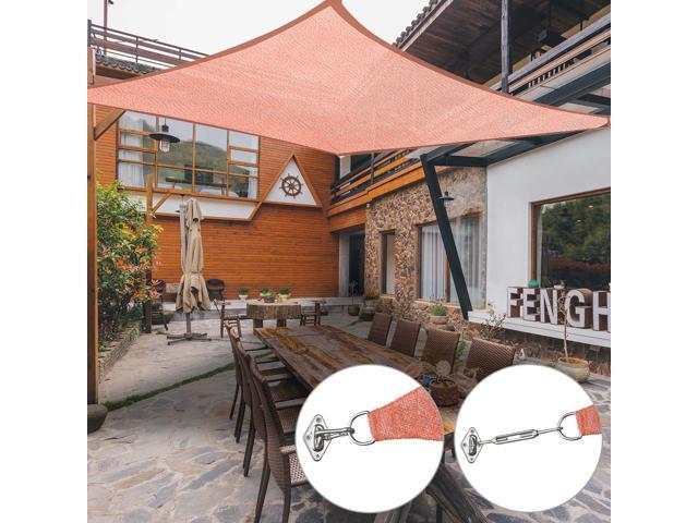 Rectangle Sun Shade Sail Hardware Kit 304 Anti-Rust Stainless Steel Patio 2 Pack