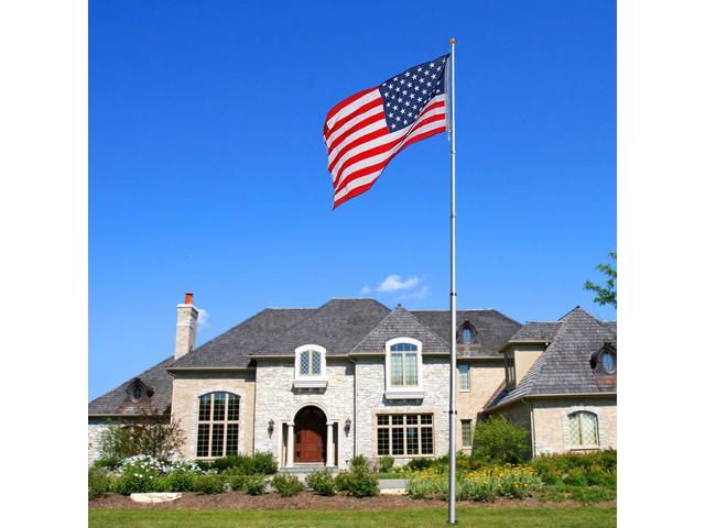 Flag Pole Sleeve for 20 Ft 25 Ft Flagpole Replacement Outdoor Garden House Yard