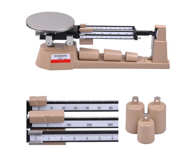 Yescom Triple Beam Mechanical Balance Scale Weight Set 2610g Lab Analytical