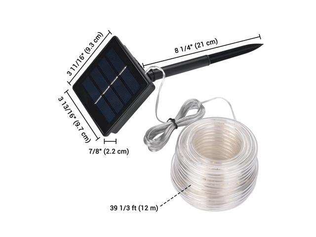 Yescom 40Ft Solar 120LED Canopy String Light 8 Mode Party Outdoor Garden Patio Umbrella Lawn Wedding Decor with Clip