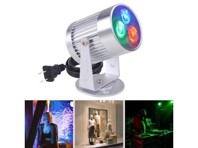 Yescom 3W RGB Disco Ball Spotlight LED Beam Pinspot Stage Effect Lighting Party DJ Bands Club