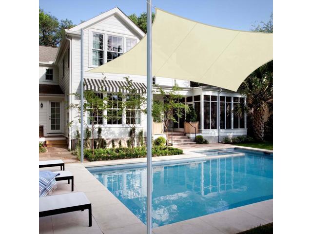 10x13 Ft 97% UV Block Rectangle Sun Shade Sail Top Canopy Outdoor Patio Pool