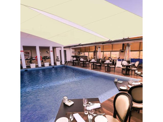 10x13 Ft 97% UV Block Rectangle Sun Shade Sail Top Canopy Outdoor Patio 2 Pack
