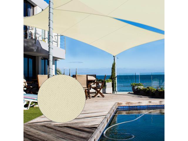 10x13 Ft 97% UV Block Rectangle Sun Shade Sail Top Canopy Outdoor Patio 2 Pack