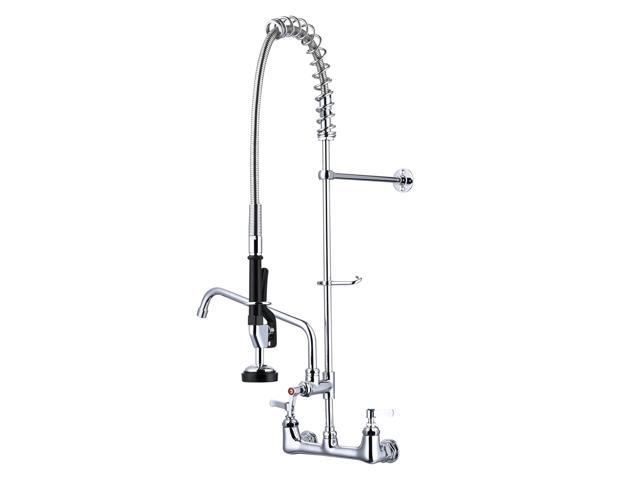 Photos - Tap YescomUSA Aquaterior Wall Mount Pre-Rinse Faucet Kitchen Sink 36' Height Sprayer Hom 