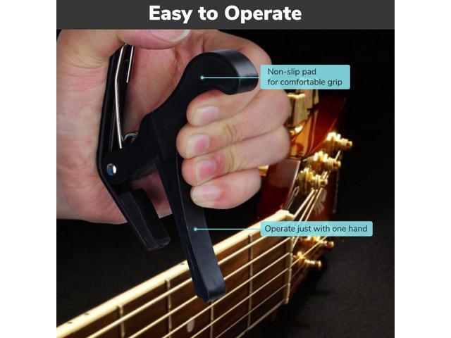 Guitar Capo Tune Clamp Accessories for Acoustic Electric Guitar Ukulele 2 Packs