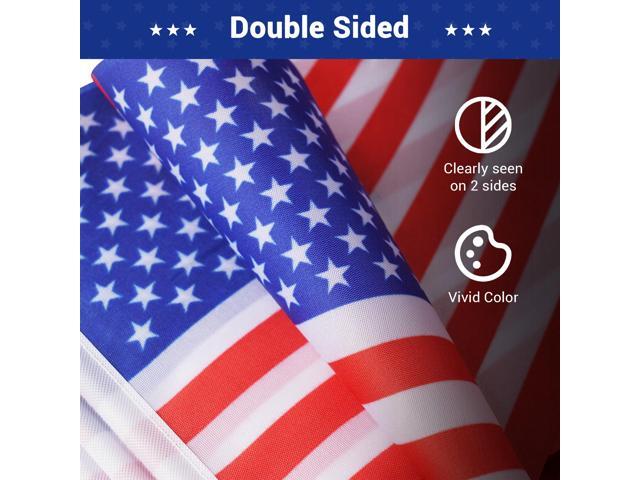 5'x8' American Stick Flag Handheld Mini US Independence Day Decoration 12 Pack