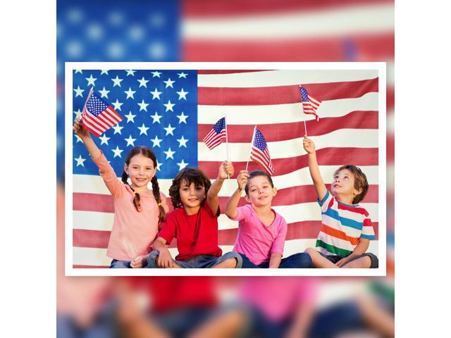 5'x8' American Stick Flag Handheld Mini US Independence Day Decoration 24 Pack