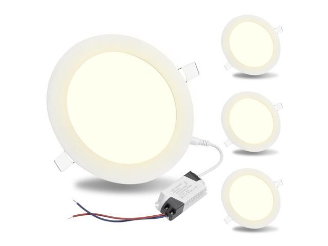 Photos - Chandelier / Lamp YescomUSA 4x 9W Round LED Recessed Ceiling 5' Panel Down Light Fixture Bulb Lamp W/ 