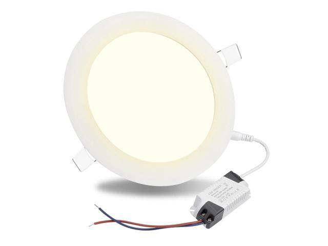 Photos - Chandelier / Lamp YescomUSA 12W Bright LED Recessed Ceiling Round Panel Down Light Bulb Indoor Store L 
