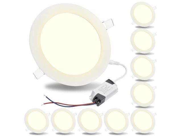 Photos - Chandelier / Lamp YescomUSA 10x 12W Round LED Recessed Ceiling Panel Down Lights Bulb Lamp For Indoor 