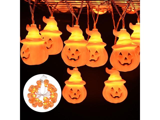 Photos - LED Strip YescomUSA Halloween 20x LED Pumpkin String Lights Lantern Lamp Home Party Christmas 