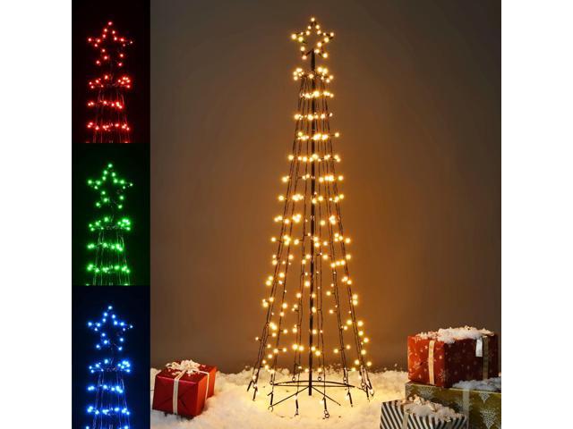 Photos - Other Jewellery YescomUSA 5 Ft Cone Christmas Tree with Light 240 LED Bluetooth APP Control Decorati 