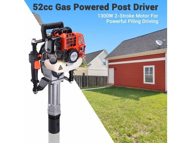 Yescom 52CC Gas Powered T Post Driver 1300W 2-Stroke Man Saver Post Driver Garden Fencing Tool