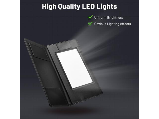 4 Pack LED Backlit Illuminated Menu Cover Presenter Magnetic Clamp Receipts Bill Check Holder Bar