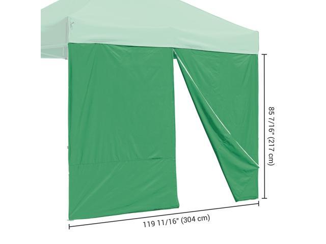 InstaHibit 1 Pack Side Wall for 10x10 Ft EZ Pop Up Canopy Tent UV50+ Zipper Yard