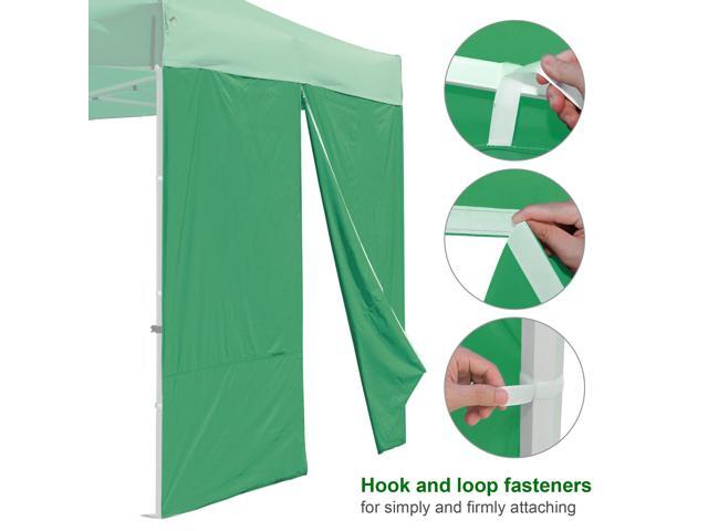 InstaHibit 1 Pack Side Wall for 10x10 Ft EZ Pop Up Canopy Tent UV50+ Zipper Yard