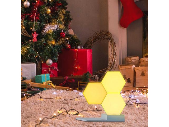 Yescom APP Control Hexagon LED Light Panels Smarter Kit Music Sync Party Décor 10 Pack