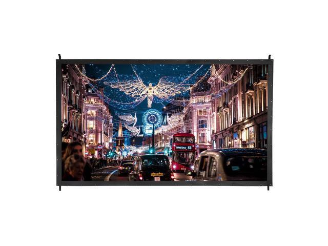 InstaHibit 100 Portable Projector Screen with Stand 16:9 HD Fast Folding Indoor Outdoor Home Theater Backyard Movie - image 7