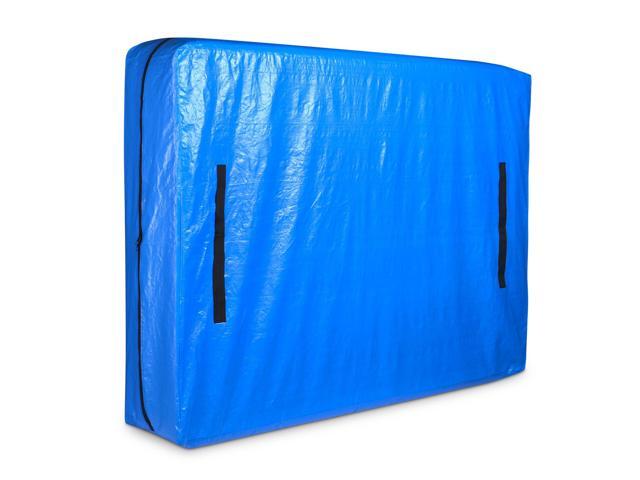 Yescom Mattress Bag Cover for Moving Storage Heavy Duty 8 Handles Zipper Reusable Cover with Strong Zipper Closure Full XL Size