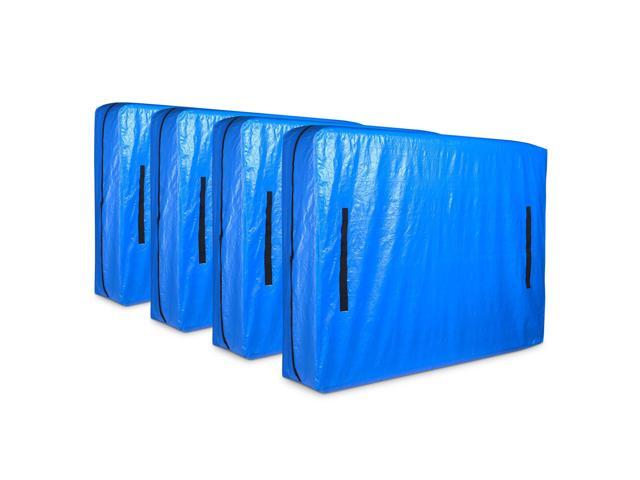 Yescom Mattress Bag Cover for Moving Storage Heavy Duty 8 Handles Full XL Size 4 Pack