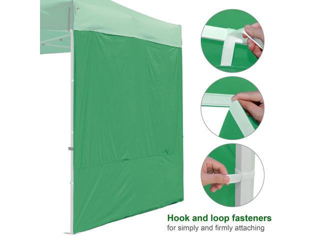 InstaHibit 1 Pack Side Wall for 10x10 Ft EZ Pop Up Canopy Tent UV50+ Yard Sun