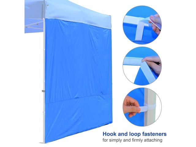 InstaHibit 1 Pack Side Wall for 10x10 Ft EZ Pop Up Canopy Tent UV50+ Shelter Sun