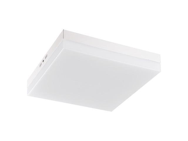 36W Dimmable LED Ceiling Light 3000 to 6000K 11' Square Flush Mount Remote Lamp
