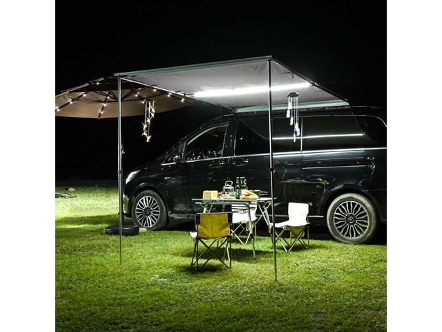 8x14 Ft RV Awning Replacement Fabric Canopy Camper Trailer Block UV Outdoor