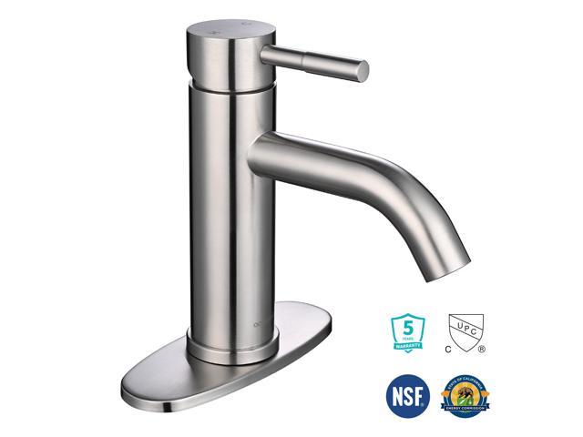 Photos - Tap YescomUSA Aquaterior® Contemporary 1 Hole Bathroom Square Faucet Vanity Sink Cold & 