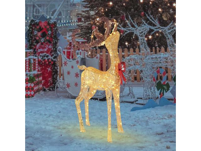 Photos - Other Jewellery YescomUSA Lighted Christmas Deer Reindeer Standing Buck 150 LED Outdoor Yard Decor H 