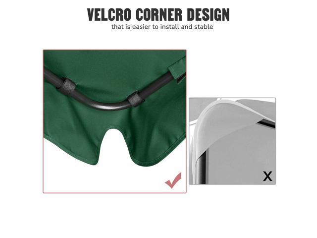 76'x44' Outdoor Swing Cover Replacement Canopy UV30+ 180gsm Top Patio Yard Garden Seat