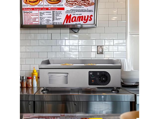 WeChef 3000W 22' Electric Griddle Countertop Commercial Flat Top Hot Plate Restaurant BBQ Grill