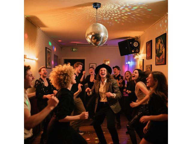 Yescom 12' Large Disco Ball with Motor Rotating 6RPM 18 RGBW LED Lights for 70s 80s Party Wedding Event Holiday Decor