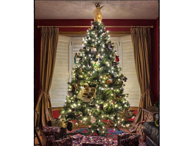 Yescom 2 Packs 66Ft LED Warm White Starry Fair String Lights 8 Modes Remote Christmas for Party Wedding Bedroom