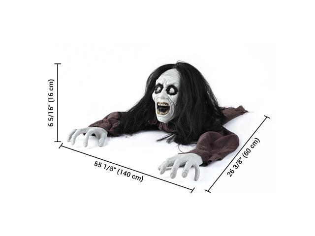 Yescom Halloween Prop Zombie Groundbreaker w/ Sound & LED Eyes Party Decoration 2025