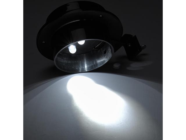 LED Solar Gutter Light Waterproof Outdoor Garden Fence Wall Lights 10 Packs