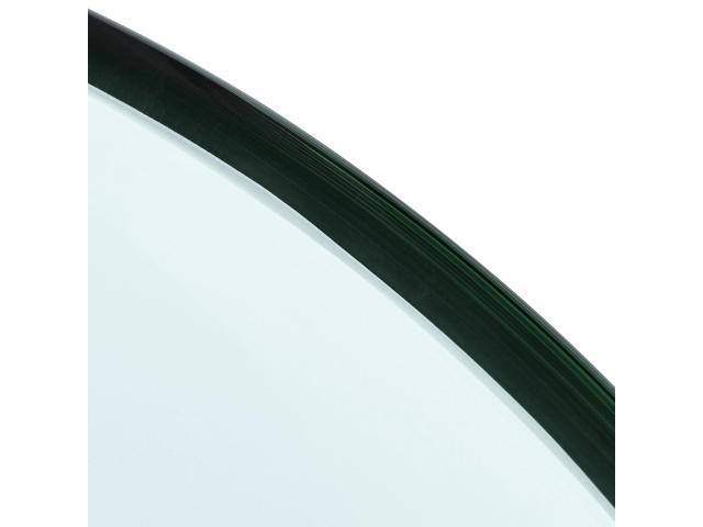 Aquaterior Bathroom Tempered Glass Vessel Sink 16' Round Basin Bowl Transparent
