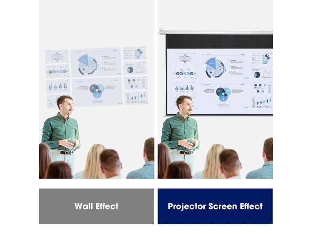 InstaHibit 92' 16:9 Motorized Projection Screen w/ Remote Control Indoor Outdoor