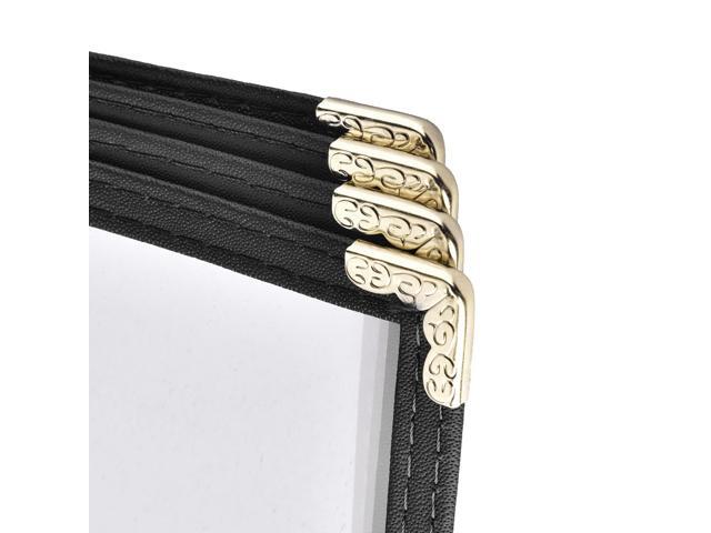 WeChef 40 Pack Restaurant Menu Covers 8.5 x 14inch Book Style 4 Pages 8 Views