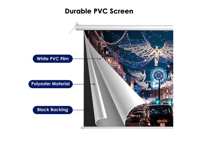 InstaHibit 92' 16:9 Motorized Projection Screen w/ Remote Control Indoor Outdoor