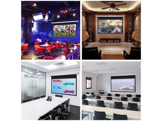 InstaHibit 92' 16:9 Motorized Projection Screen w/ Remote Control Indoor Outdoor