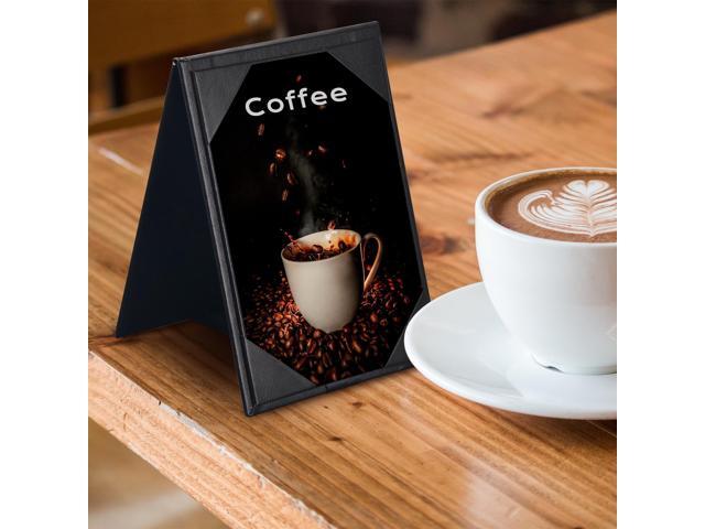 WeChef 30 Pack 4'x6' Double-Sided Menu A-Frame Holder Table Tent Restaurant Cafe