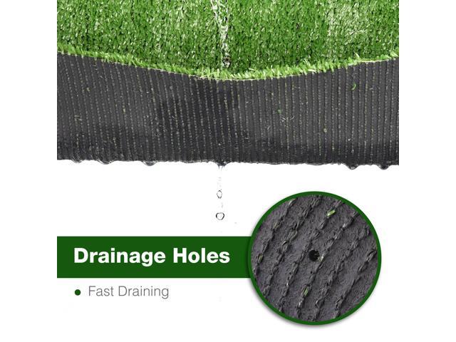 Yescom Artificial Grass Turf Roll 65'x5' Large Backyard Faux Decor Fake Lawn 2 Pack