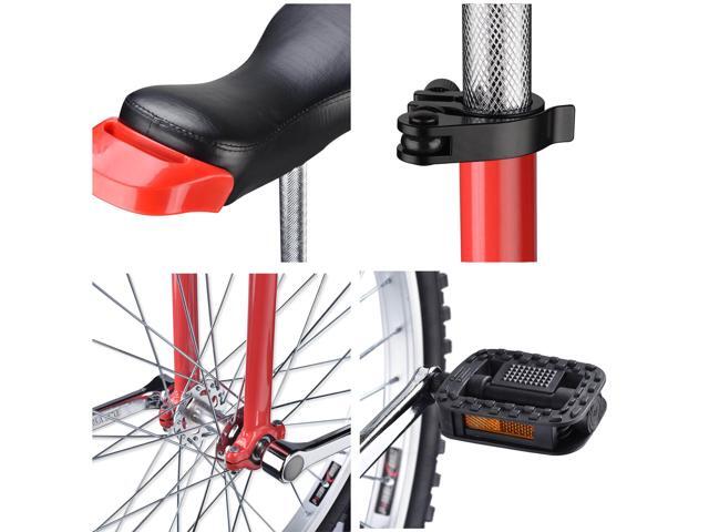 Yescom 18 In Wheel Outdoor Unicycle Skid-proof Tire Fitness Bicycle Balance Training for Adults Teenagers Kids, Red
