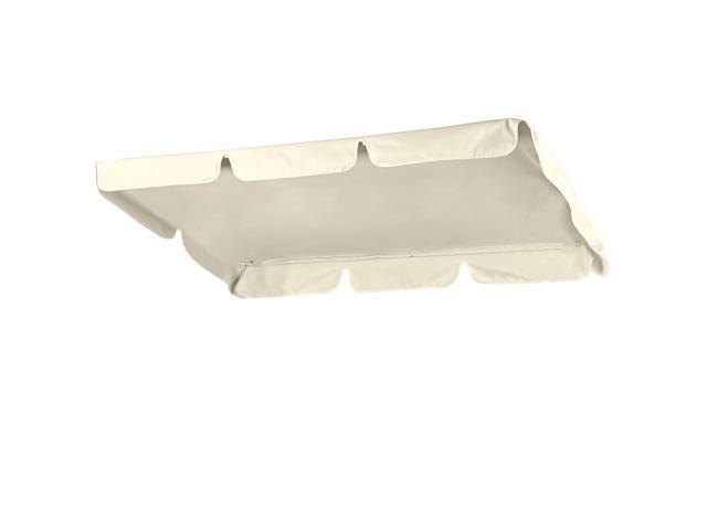 64 15/16' x 47 1/4' Swing Canopy Cover Replacement Porch Top UV30+ 180gsm Outdoor Patio Seat Ivory