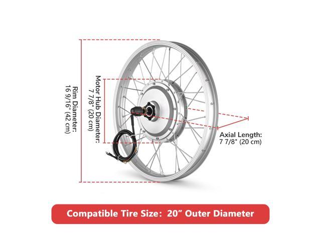 Yescom Electric Bicycle Motor Conversion Kit for 20' 750W 36V E-bike Rear Wheel